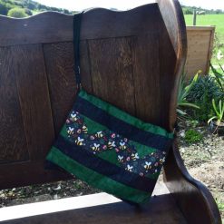 Bee patchwork messenger/laptop bag.
