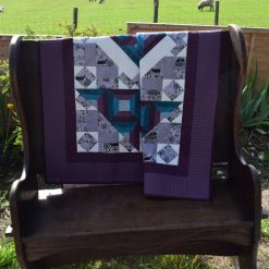 Sample Lynnett anderson patchwork houses quilt