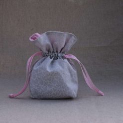 Patchwork heart drawstring bag 1