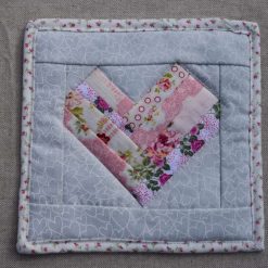 Heart mug rugs 4 Heart mug rugs 4