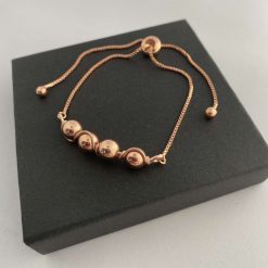 Rose Gold Hematite Adjustable Bracelet 3 Rose Gold Hematite Adjustable Bracelet 4