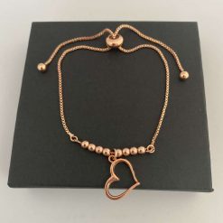 Rose Gold Heart Bracelet 5 Rose Gold Heart Bracelet 6