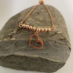 Rose Gold Heart Bracelet 6 Rose Gold Heart Bracelet 7