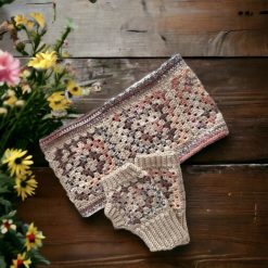 Cowl and Fingerless Gloves Set