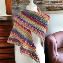 Boho Granny Square Scarf