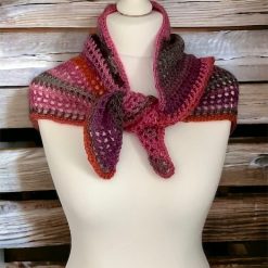 Boho Granny Square Scarf