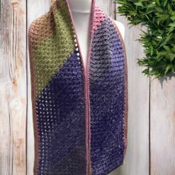 Boho Granny Square Scarf