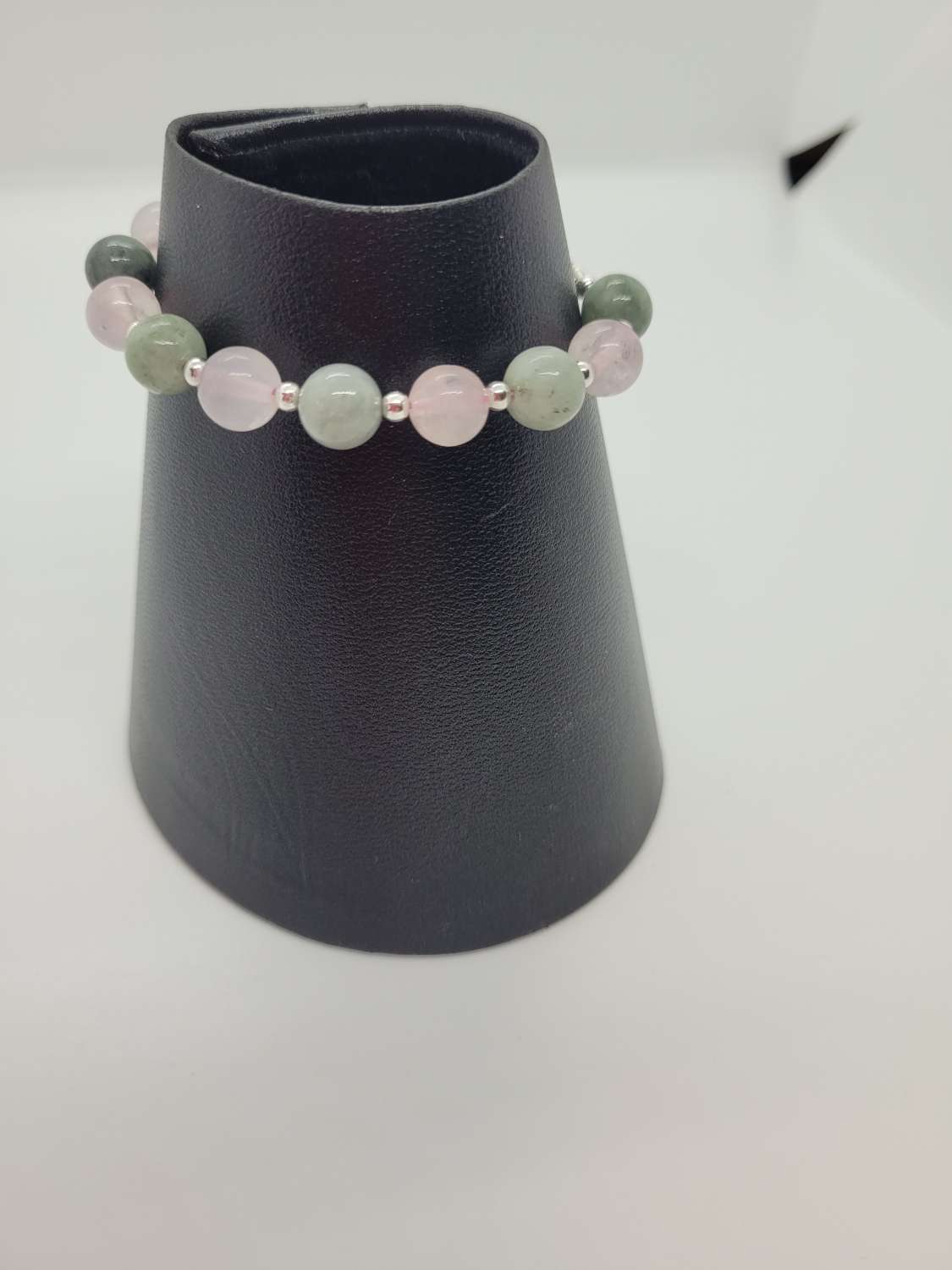 Jadeite and Rose Quartz Bracelet Jadeite and Rose Quartz Bracelet