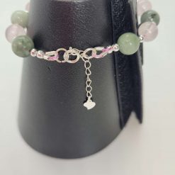 Jadeite and Rose Quartz Bracelet 3 Jadeite and Rose Quartz Bracelet 3