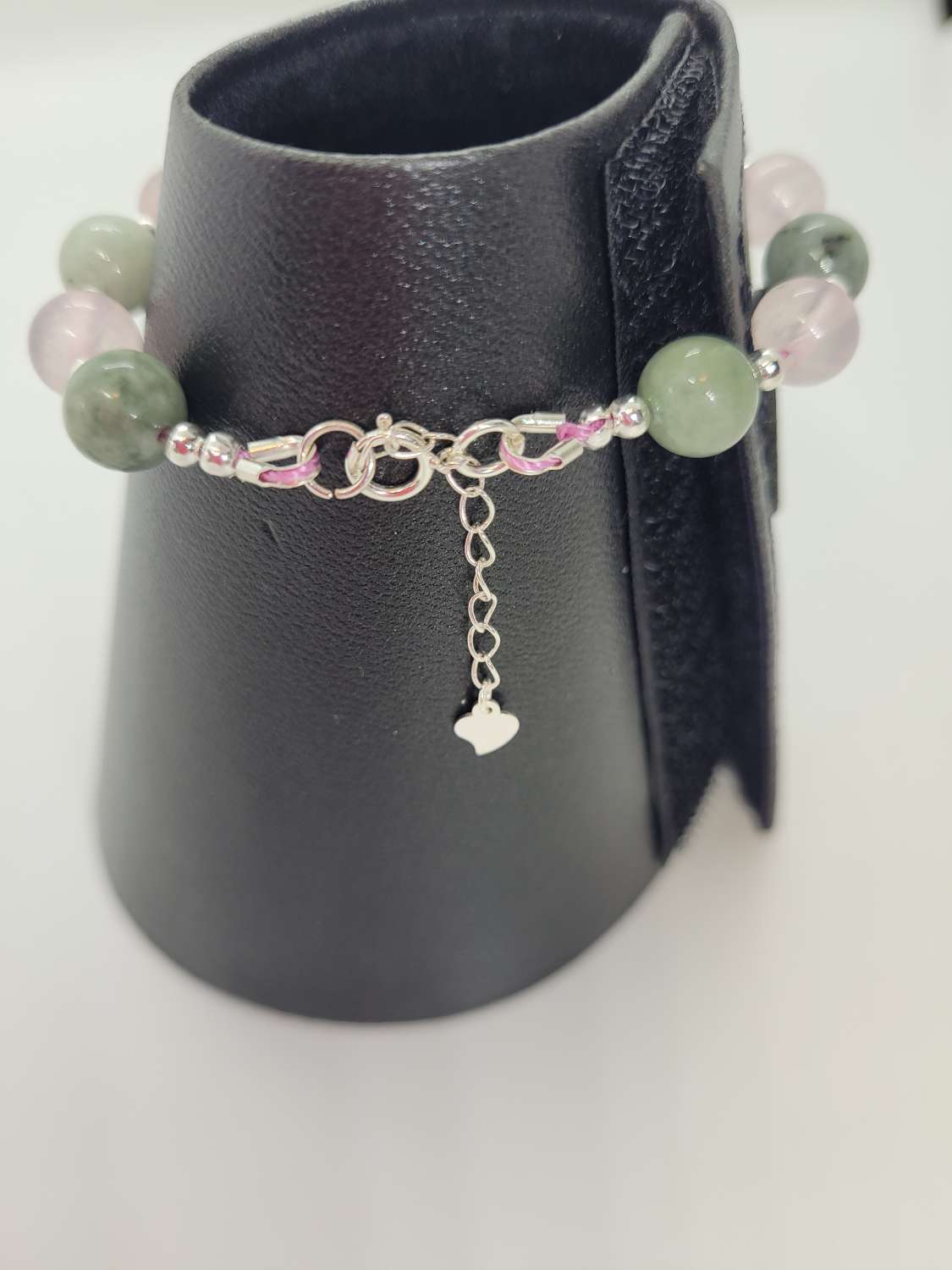 Jadeite and Rose Quartz Bracelet Jadeite and Rose Quartz Bracelet