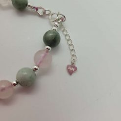 Jadeite and Rose Quartz Bracelet 4 Jadeite and Rose Quartz Bracelet 4