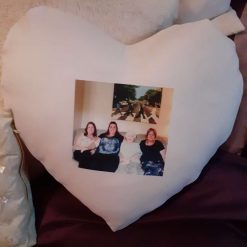 Heart Personalised Photo Cushion 2 Heart Personalised Photo Cushion 2