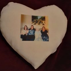 Heart Personalised Photo Cushion 1 Heart Personalised Photo Cushion 1