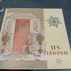 Festive visitor greetings card
