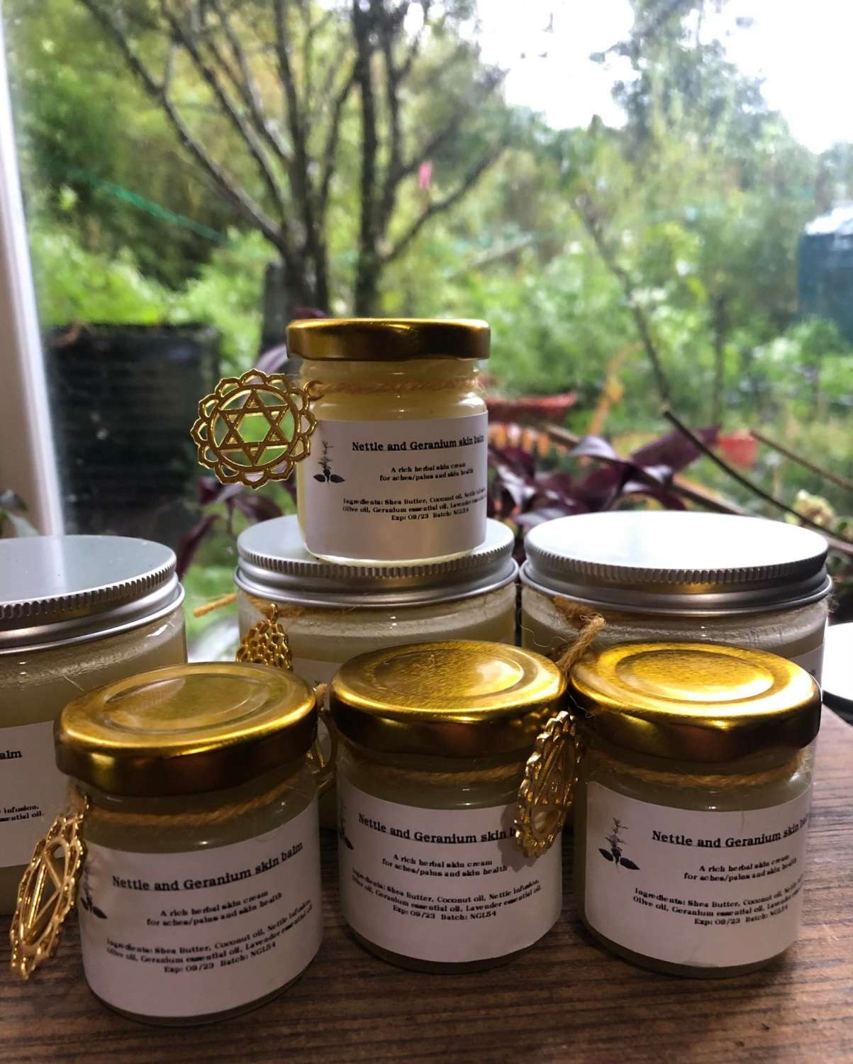 Nettle and Geranium Organic skin balm - Vegan - quality ingredients 55ml Nettle and Geranium Organic skin balm - Vegan - quality ingredients 55ml