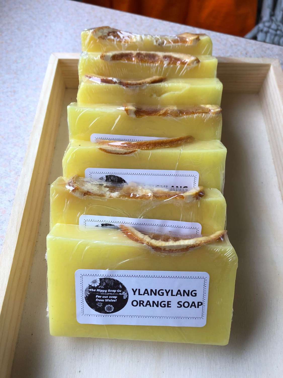 Orange and Ylang Ylang soap - vegan - smells amazing Orange and Ylang Ylang soap - vegan - smells amazing