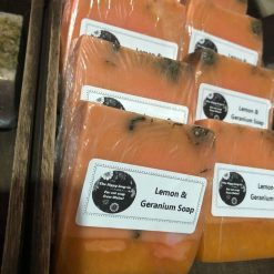 Lemon and Geranium w/ arnica artisan soap - Vegan - top quality