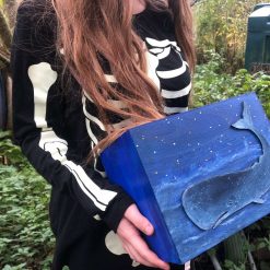 Large hand painted WHALE altar/decorative box - ideal gift 1 Large hand painted WHALE altar/decorative box - ideal gift 1