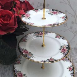 Royal Albert Cake Stand ‘Concerto’ 3 Tier Cake Stand Perfect for party, afternoon tea, birthday, anniversary, vintage wedding (Copy)