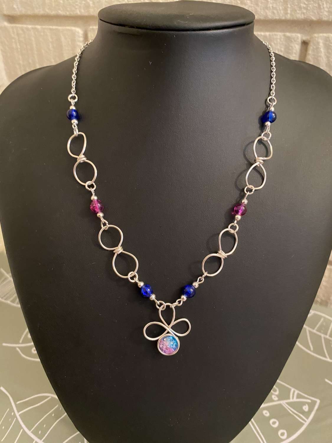 Art Deco Flower Necklace Art Deco Flower Necklace