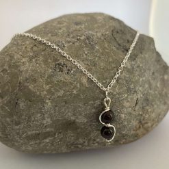 Garnet Pendant Necklace 3 Garnet Pendant Necklace 3