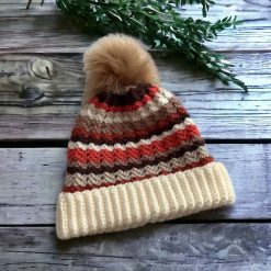 Child’s Hat with Detachable Pom-Pom