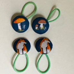 Handmade Infant/Fine Hair Button Bobble Hair Ties - Animals & Insects 5 Handmade Infant/Fine Hair Button Bobble Hair Ties - Animals & Insects 9