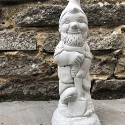Handmade Concrete Gnome