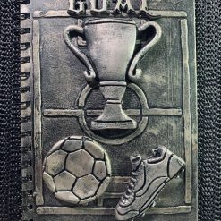 Handmade Football 1 Hardback Notebook