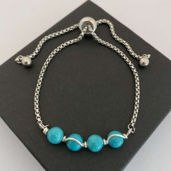Turquoise Gemstone Bracelet 4 Turquoise Gemstone Bracelet 4