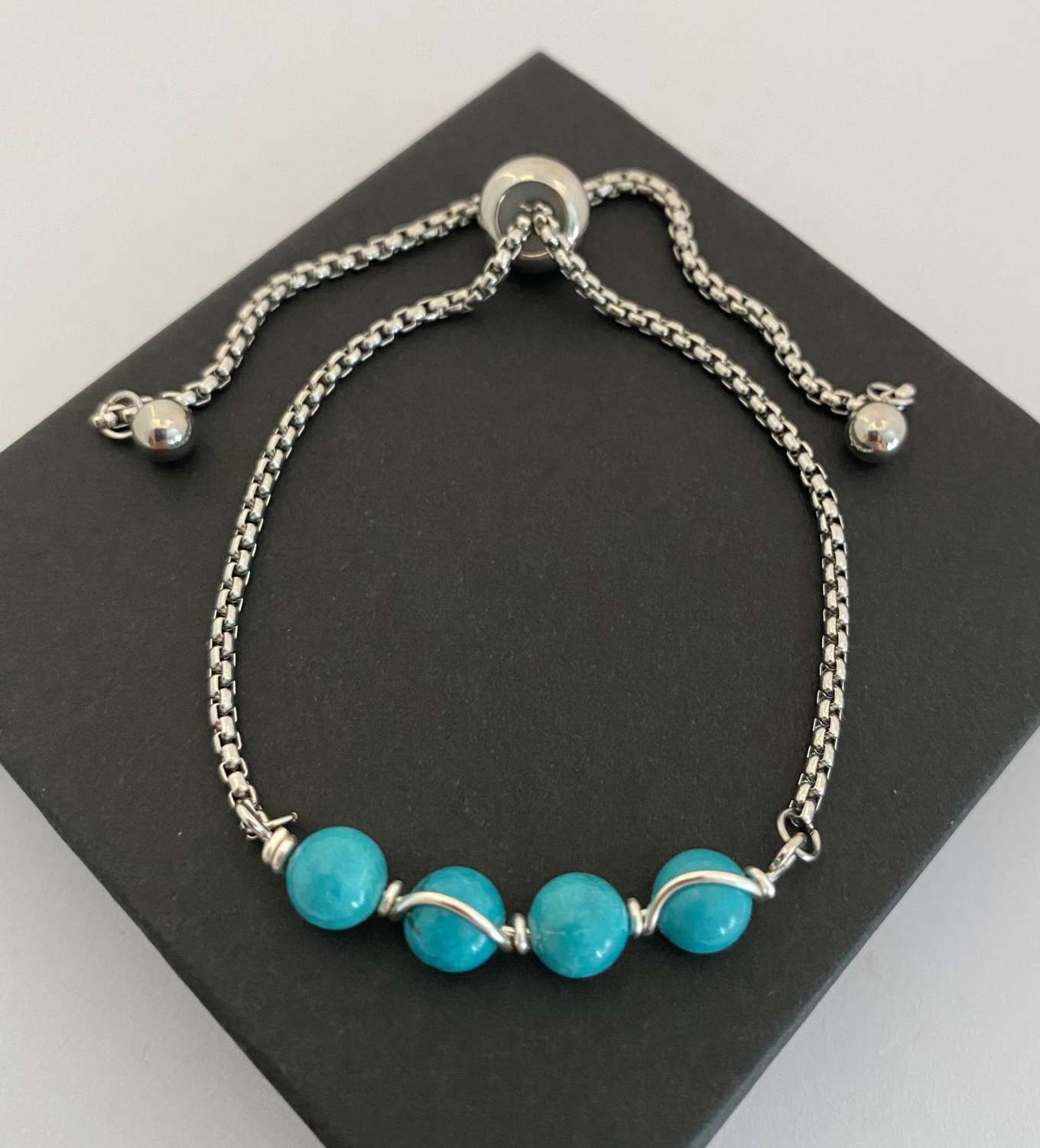 Turquoise Gemstone Bracelet Turquoise Gemstone Bracelet