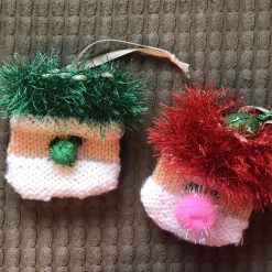 Santa/Elf Christmas decoration and present pouch