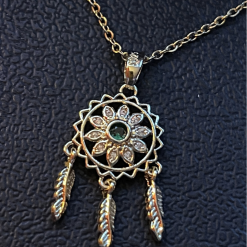 E -Dream Catcher Pendant With chain