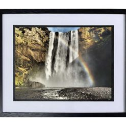 Skogafoss Iceland Waterfall large limited edition framed print - No 1