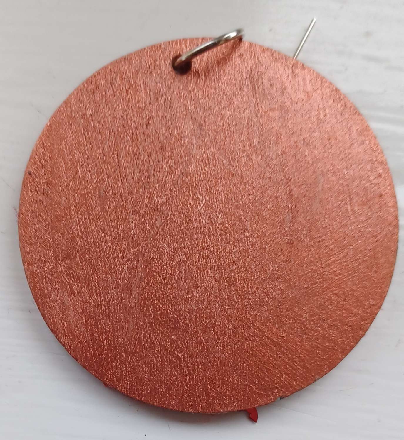 Red Sequin disc earrings Red Sequin disc earrings