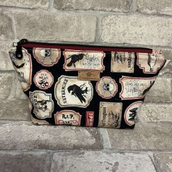 Gothic Labels Cosmetic Toiletry Bag