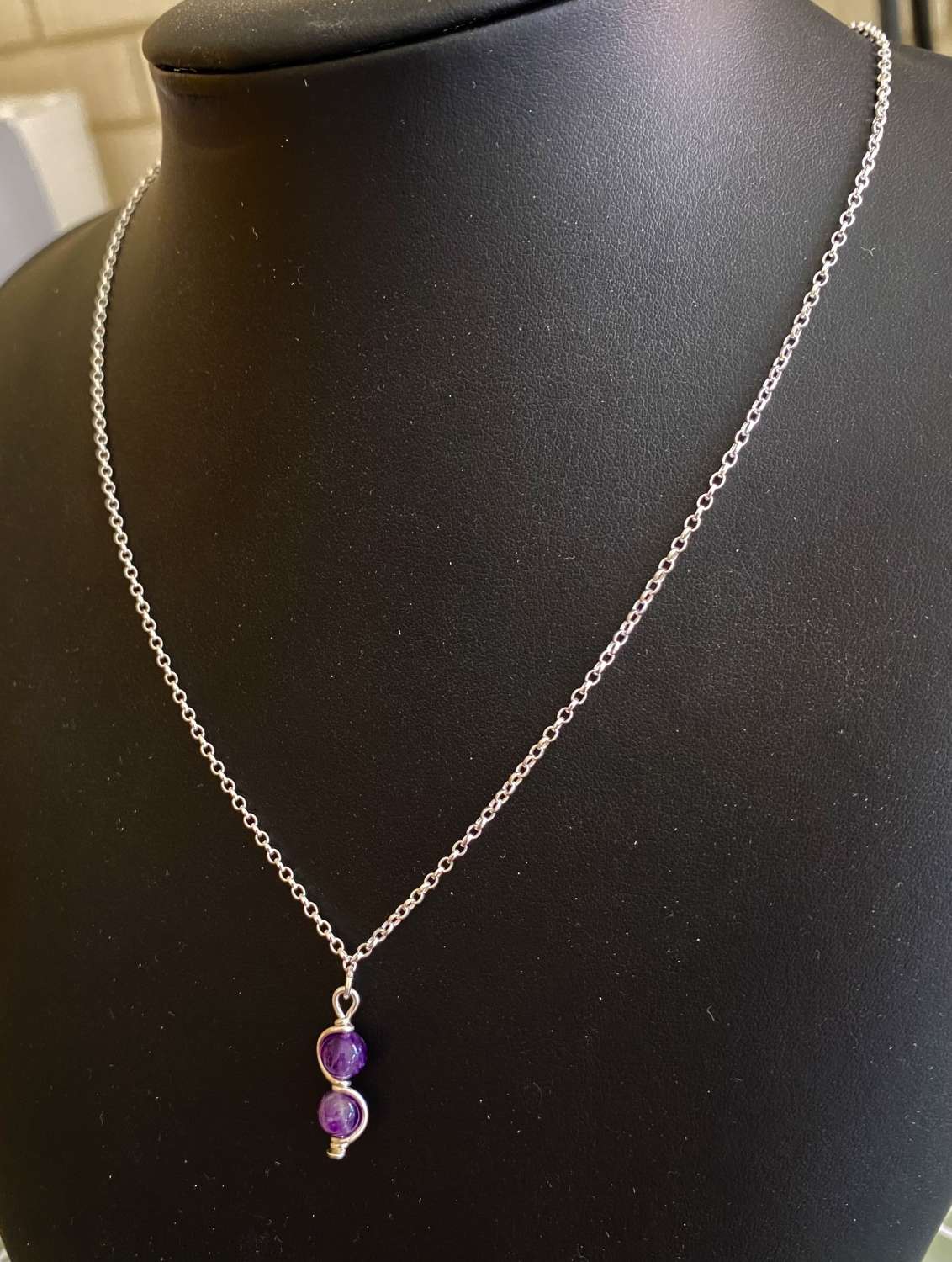 Amethyst Pendant Necklace Amethyst Pendant Necklace