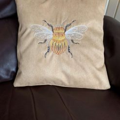 Bee cushion cover