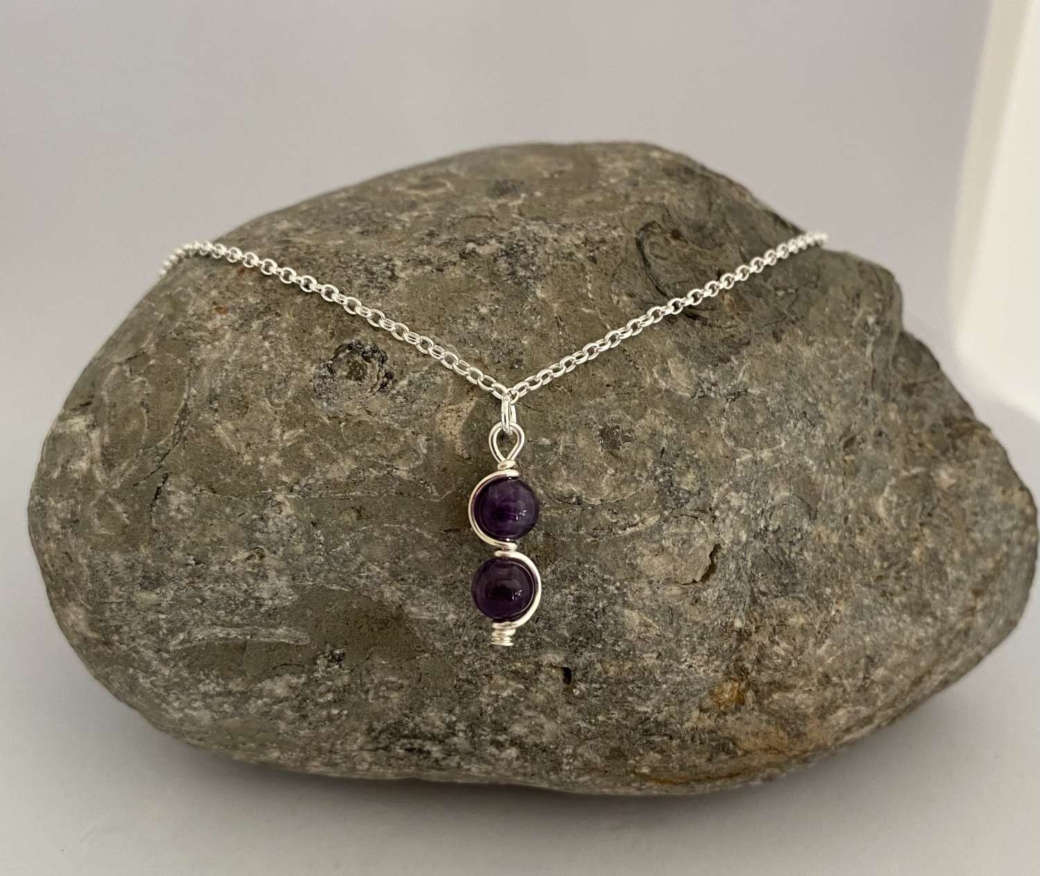Amethyst Pendant Necklace Amethyst Pendant Necklace