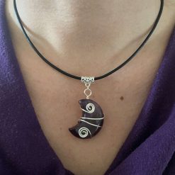 Amethyst Moon Necklace