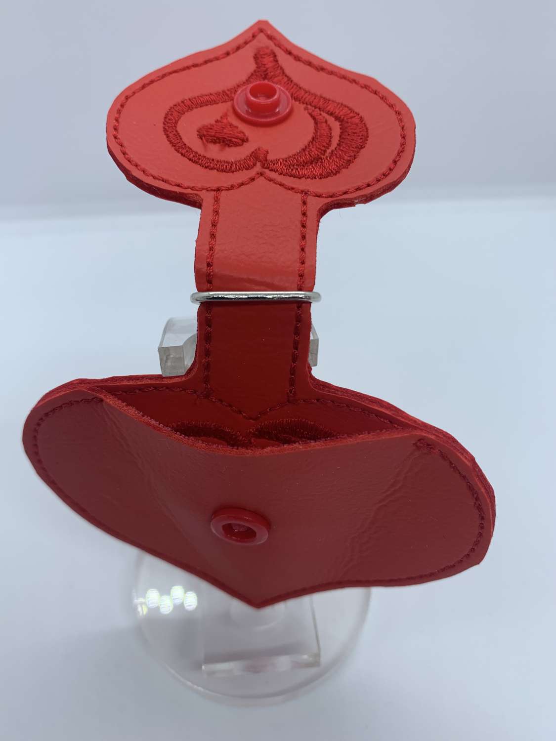 Heart shaped coin key fob Heart shaped coin key fob