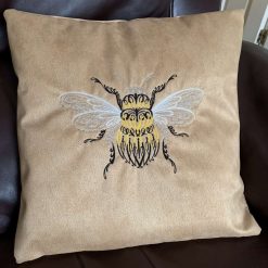 Bee cushion cover