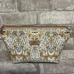 Cosmetic Toiletry Bag made from Liberty Tanya Lawn Fabric