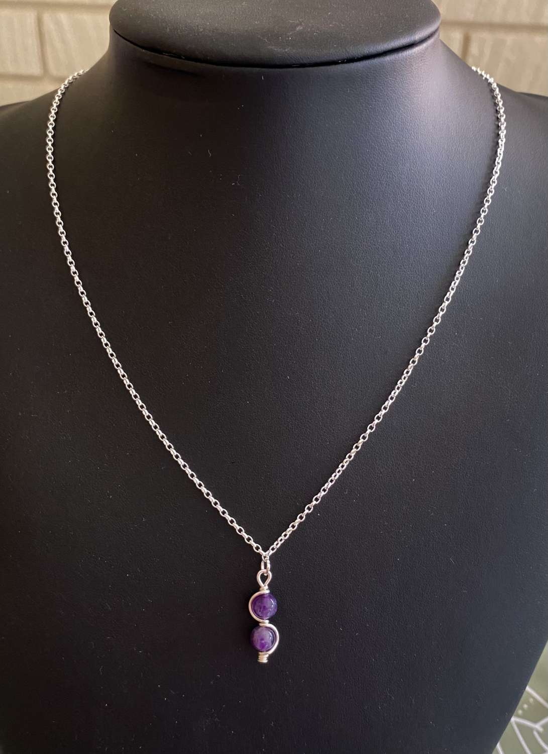 Amethyst Pendant Necklace Amethyst Pendant Necklace
