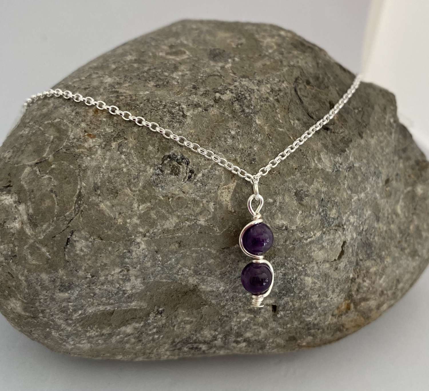 Amethyst Pendant Necklace Amethyst Pendant Necklace