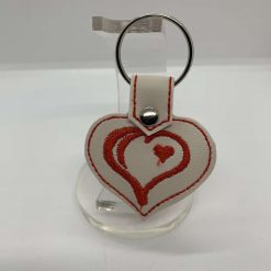 Heart shaped key ring 2