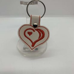 Heart shaped key ring