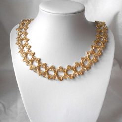 Zip Collar Necklace (Gold)