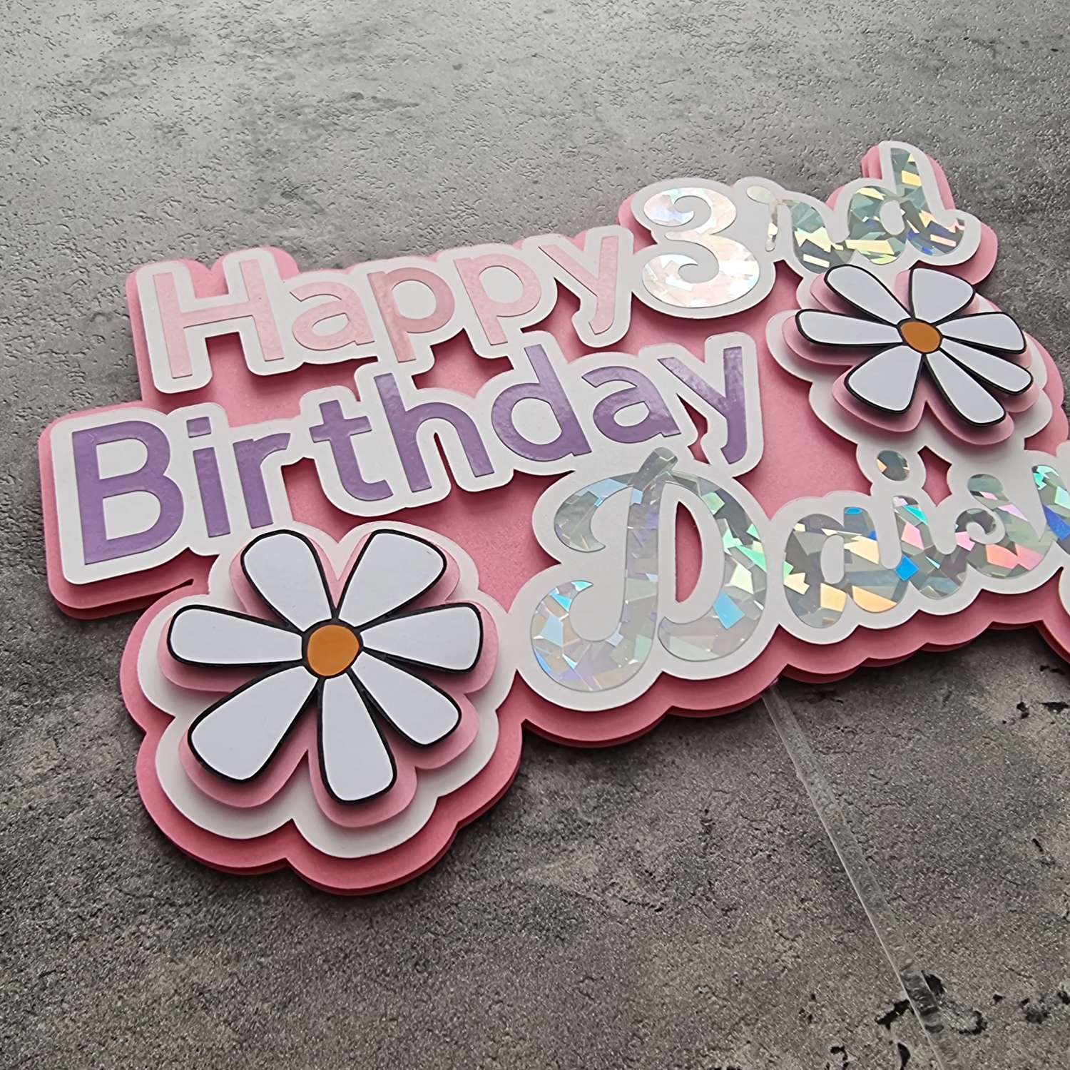 Floral Cake Topper MadeMe