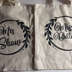 Personalised tote bags